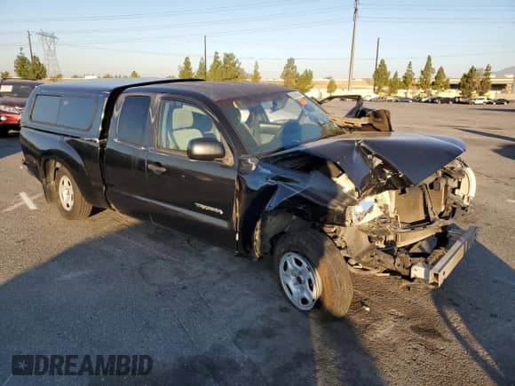 2005 Toyota Tacoma with VIN 5TETX22N85Z131889, listed as a Copart auction lot 80566505 with Not provided miles and Salvage title. Bid and sale history available at DreamBid. Image 4.