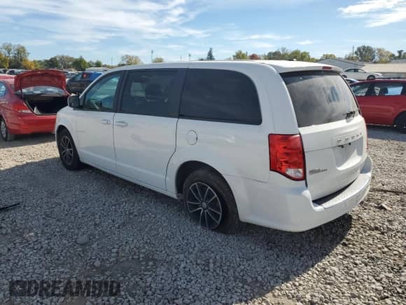 2019 Dodge Grand Caravan GT with VIN 2C4RDGEG4KR640392, listed as a Copart auction lot 82563765 with 108,374 mi miles and Salvage title. Bid and sale history available at DreamBid. Image 2.