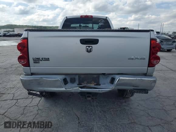 2007 Dodge 2500 SLT with VIN 3D7KS28A27G798542, listed as a Copart auction lot 81600525 with 312,095 mi miles and Salvage title. Bid and sale history available at DreamBid. Image 6.