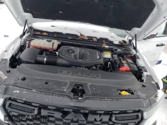 2025 Ram 1500 Warlock with VIN 1C6SRFGP5SN543796, listed as a Copart auction lot 88512435 with 17,618 mi miles and Salvage title. Bid and sale history available at DreamBid. Image 12.