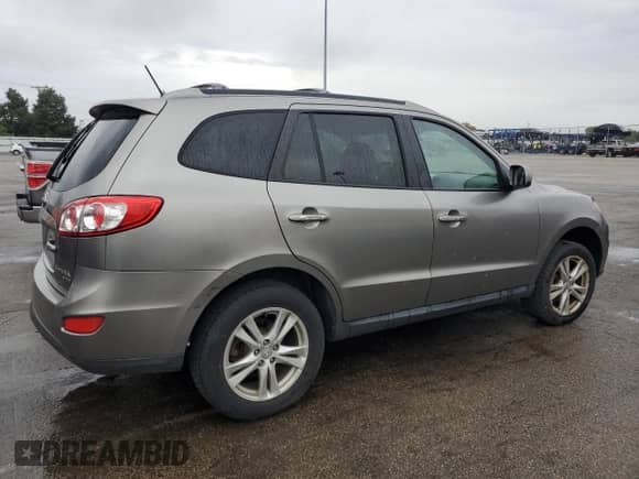 2011 Hyundai Santa Fe Limited with VIN 5XYZK3AB8BG077117, listed as a Copart auction lot 82073105 with 258,601 mi miles and Salvage title. Bid and sale history available at DreamBid. Image 3.