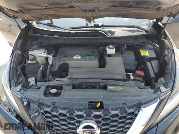 2020 Nissan Murano SL z VIN 5N1AZ2CJ1LN139633, wystawiony jako Copart lot #80909895 z przebiegiem 123 133 mil mil oraz Szkoda całkowita • Salvage title. Historia ofert i sprzedaży dostępna na DreamBid. Obrazek 12.