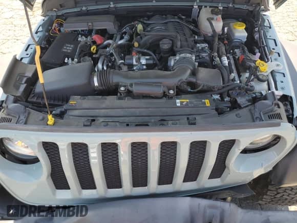 2023 Jeep Wrangler Sport with VIN 1C4HJXAG5PW659672, listed as a Copart auction lot 59034675 with 23,826 mi miles and Salvage title. Bid and sale history available at DreamBid. Image 11.