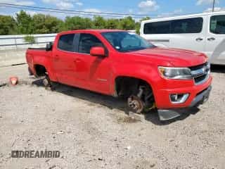 2015 Chevrolet Colorado 2WD LT z VIN 1GCGSBEA6F1155533, wystawiony jako Copart lot #82026015 z przebiegiem Nie podano mil oraz Czysty tytuł • Clean title. Historia ofert i sprzedaży dostępna na DreamBid. Obrazek 4.