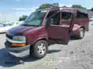2004 Chevrolet Express Passenger with VIN 1GNFG15T041201242, listed as a Copart auction lot 68769354 with 186,014 mi miles and Salvage title. Bid and sale history available at DreamBid. Image 1.