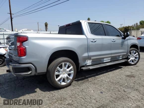 2023 Chevrolet Silverado 1500 with VIN 3GCUDJE88PG257679, listed as a Copart auction lot 69129245 with 9,999 mi miles and Salvage title. Bid and sale history available at DreamBid. Image 3.
