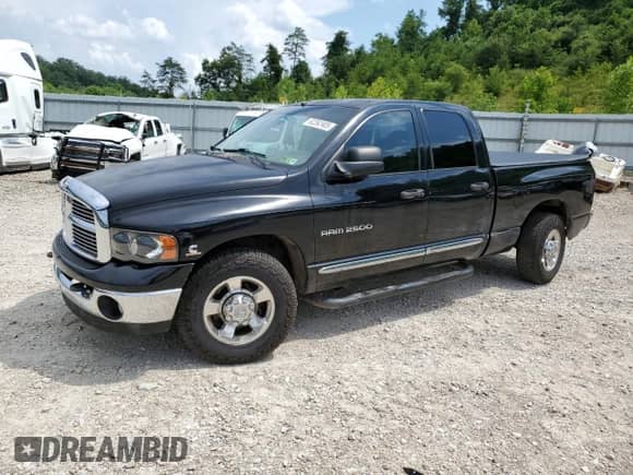 2004 Dodge 2500 SLT with VIN 3D7KA28C84G267393, listed as a Copart auction lot 62262405 with 267,910 mi miles and Salvage title. Bid and sale history available at DreamBid. Image 1.