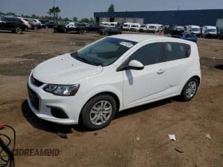 2019 Chevrolet Sonic LT with VIN 1G1JG6SB3K4137634, listed as a Copart auction lot 64714265 with 122,280 mi miles and Clean title. Bid and sale history available at DreamBid. Image 1.
