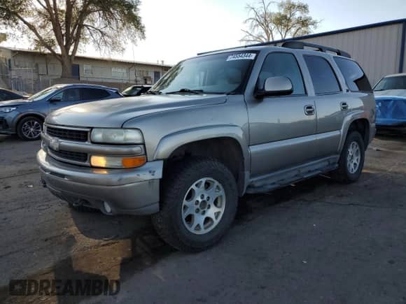 2002 Chevrolet Tahoe Z71 с VIN 1GNEK13Z12R169045, выставлен на аукционе Copart как лот 61332005 с пробегом Не указан миль и Списание • Salvage title. История ставок и продаж доступна на DreamBid. Изображение 1.
