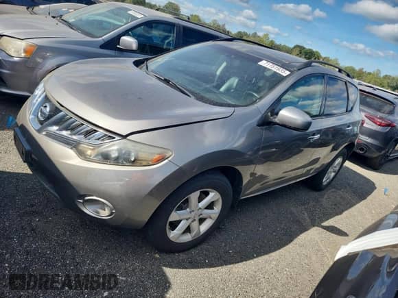 2010 Nissan Murano SL with VIN JN8AZ1MW0AW104540, listed as a Copart auction lot 71751935 with 160,706 mi miles and Salvage title. Bid and sale history available at DreamBid. Image 1.