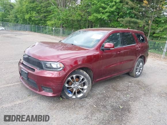 2019 Dodge Durango GT with VIN 1C4RDJDG7KC770349, listed as a IAAI auction lot 42301625 with 101,265 mi miles and . Bid and sale history available at DreamBid. Image 19.