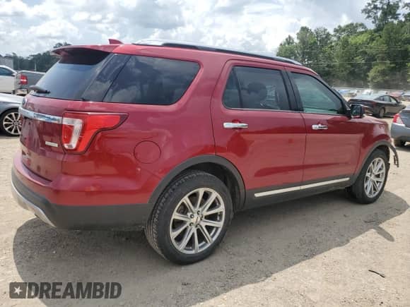 2017 Ford Explorer Limited z VIN 1FM5K7FH7HGD90406, wystawiony jako Copart lot #62989095 z przebiegiem 126 423 mil mil oraz Szkoda całkowita • Salvage title. Historia ofert i sprzedaży dostępna na DreamBid. Obrazek 3.
