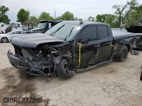 2022 Chevrolet Silverado 1500 Custom with VIN 1GCRYBEKXNZ228404, listed as a Copart auction lot 54669965 with Not provided miles and Salvage title. Bid and sale history available at DreamBid. Image 1.