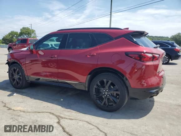 2019 Chevrolet Blazer RS with VIN 3GNKBERSXKS580543, listed as a Copart auction lot 68486255 with 94,636 mi miles and Salvage title. Bid and sale history available at DreamBid. Image 2.
