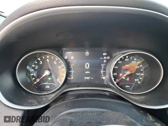 2021 Jeep Compass 80th Anniversary with VIN 3C4NJCEB2MT559752, listed as a Copart auction lot 80505825 with 81,957 mi miles and Clean title. Bid and sale history available at DreamBid. Image 9.