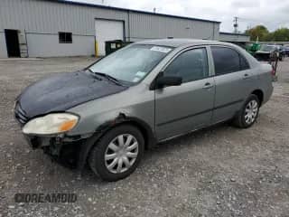 2003 Toyota Corolla S с VIN 2T1BR32E83C162378, выставлен на аукционе Copart как лот 81823525 с пробегом 187 895 миль миль и Списание • Salvage title. История ставок и продаж доступна на DreamBid. Изображение 1.