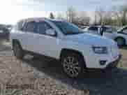 2017 Jeep Compass Latitude with VIN 1C4NJCEA9HD130529, listed as a Copart auction lot 52049285 with 82,338 mi miles and Salvage title. Bid and sale history available at DreamBid. Image 4.