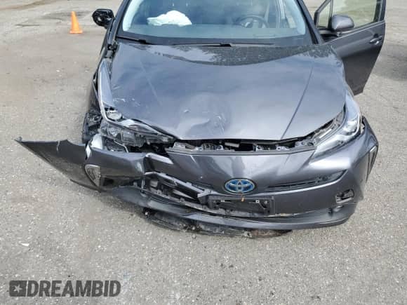 2021 Toyota Prius LE with VIN JTDL9MFU8M3029142, listed as a Copart auction lot 71872485 with Not provided miles and Salvage title. Bid and sale history available at DreamBid. Image 12.