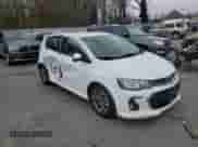 2018 Chevrolet Sonic LT with VIN 1G1JD6SB8J4112882, listed as a Copart auction lot 50329714 with 92,192 mi miles and Salvage title. Bid and sale history available at DreamBid. Image 4.