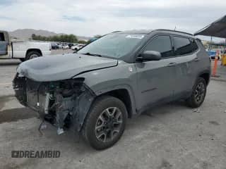 2020 Jeep Compass Trailhawk с VIN 3C4NJDDB8LT144022, выставлен на аукционе Copart как лот 71048635 с пробегом 59 948 миль миль и Списание • Salvage title. История ставок и продаж доступна на DreamBid. Изображение 1.