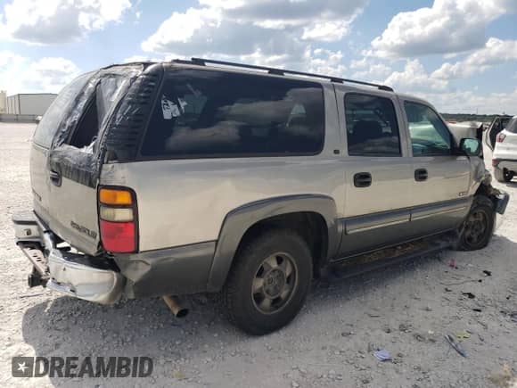 2000 Chevrolet Suburban LT z VIN 3GNEC16T8YG118087, wystawiony jako Copart lot #72628204 z przebiegiem Nie podano mil oraz Szkoda całkowita • Salvage title. Historia ofert i sprzedaży dostępna na DreamBid. Obrazek 3.