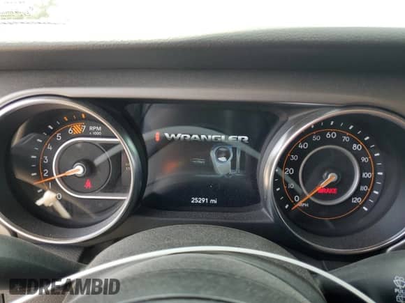 2023 Jeep Wrangler Sport S с VIN 1C4HJXDG5PW534750, выставлен на аукционе Copart как лот 63632435 с пробегом 25 291 миль миль и Списание • Salvage title. История ставок и продаж доступна на DreamBid. Изображение 9.