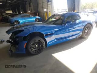 2017 Dodge Viper with VIN 1C3BDEDZXHV500754, listed as a Copart auction lot 75449334 with 31,027 mi miles and Salvage title. Bid and sale history available at DreamBid. Image 1.