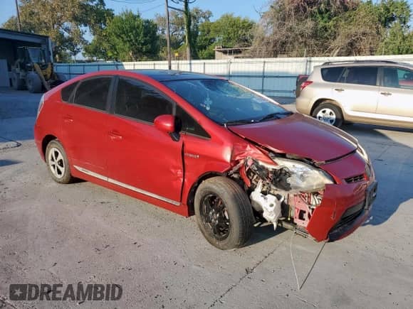 2012 Toyota Prius One with VIN JTDKN3DU7C1608203, listed as a Copart auction lot 81329565 with 214,134 mi miles and Clean title. Bid and sale history available at DreamBid. Image 4.