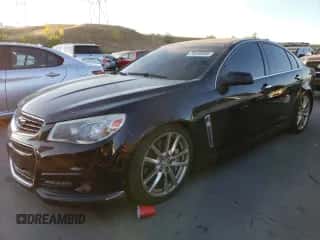2014 Chevrolet SS z VIN 6G3F15RWXEL940133, wystawiony jako Copart lot #74658504 z przebiegiem 113 873 mil mil oraz Szkoda całkowita • Salvage title. Historia ofert i sprzedaży dostępna na DreamBid. Obrazek 1.