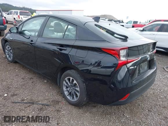 2022 Toyota Prius LE with VIN JTDKAMFU3N3187036, listed as a IAAI auction lot 43493399 with 98,731 mi miles and . Bid and sale history available at DreamBid. Image 3.