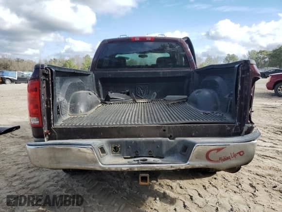 2005 Dodge 2500 SLT with VIN 3D7KR28C65G708240, listed as a Copart auction lot 44208785 with Not provided miles and Salvage title. Bid and sale history available at DreamBid. Image 6.