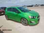 2016 Chevrolet Sonic RS z VIN 1G1JG6SB3G4115480, wystawiony jako Copart lot #69922595 z przebiegiem 65 078 mil mil oraz Szkoda całkowita • Salvage title. Historia ofert i sprzedaży dostępna na DreamBid. Obrazek 4.