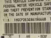 2009 Honda Accord LX с VIN 1HGCP26349A194448, выставлен на аукционе IAAI как лот 43375087 с пробегом 182 314 миль миль и . История ставок и продаж доступна на DreamBid. Изображение 9.