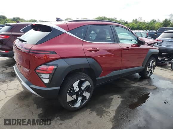 2024 Hyundai Kona Limited с VIN KM8HECA3XRU135521, выставлен на аукционе Copart как лот 69512495 с пробегом Не указан миль и Списание • Salvage title. История ставок и продаж доступна на DreamBid. Изображение 3.