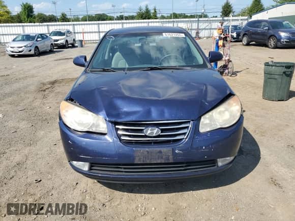 2010 Hyundai Elantra SE with VIN KMHDU4AD5AU884909, listed as a Copart auction lot 61621265 with 157,844 mi miles and Salvage title. Bid and sale history available at DreamBid. Image 5.