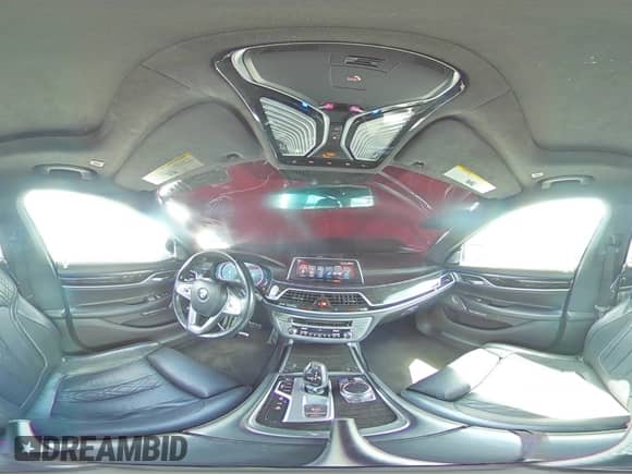 2016 BMW 7 Series 750i with VIN WBA7F0C51GGM20434, listed as a Copart auction lot 62339175 with 83,059 mi miles and Salvage title. Bid and sale history available at DreamBid. Image 14.