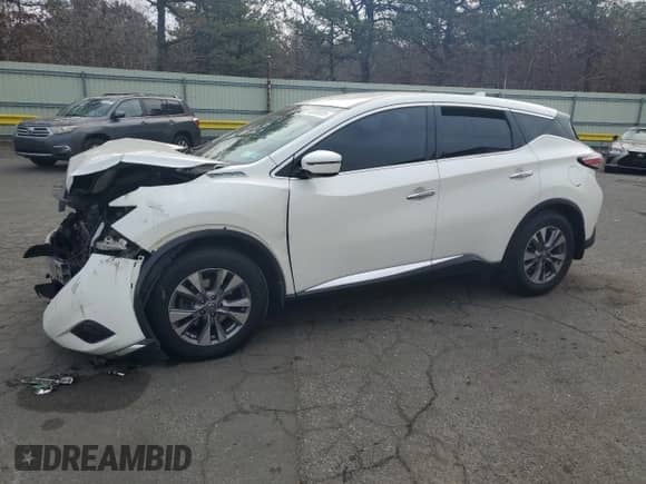 2018 Nissan Murano S z VIN 5N1AZ2MH0JN177881, wystawiony jako Copart lot #48636095 z przebiegiem 106 676 mil mil oraz Nie do naprawy • Non repairable. Historia ofert i sprzedaży dostępna na DreamBid. Obrazek 1.