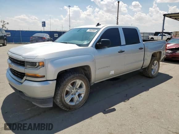 2018 Chevrolet Silverado 1500 Custom с VIN 3GCPCPEC6JG576691, выставлен на аукционе Copart как лот 70602085 с пробегом 120 698 миль миль и Списание • Salvage title. История ставок и продаж доступна на DreamBid. Изображение 1.