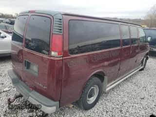 1999 Chevrolet Express z VIN 1GAHG39R5X1151916, wystawiony jako Copart lot #79770974 z przebiegiem 132 965 mil mil oraz Szkoda całkowita • Salvage title. Historia ofert i sprzedaży dostępna na DreamBid. Obrazek 3.