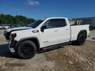 2023 GMC Sierra 1500 with VIN 1GTRHCE88PZ321564, listed as a Copart auction lot 85082504 with 7,542 mi miles and Salvage title. Bid and sale history available at DreamBid. Image 1.