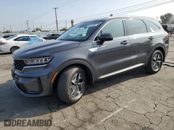 2023 Kia Sorento EX with VIN KNDRH4LG4P5182136, listed as a Copart auction lot 60573465 with 27,373 mi miles and Salvage title. Bid and sale history available at DreamBid. Image 1.