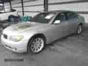 2007 BMW 7 Series 750Li with VIN WBAHN835X7DT67501, listed as a IAAI auction lot 43561605 with Not provided miles and . Bid and sale history available at DreamBid. Image 2.