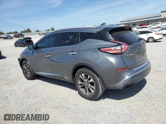 2017 Nissan Murano SL with VIN 5N1AZ2MG5HN148068, listed as a Copart auction lot 70585905 with 116,331 mi miles and Salvage title. Bid and sale history available at DreamBid. Image 2.