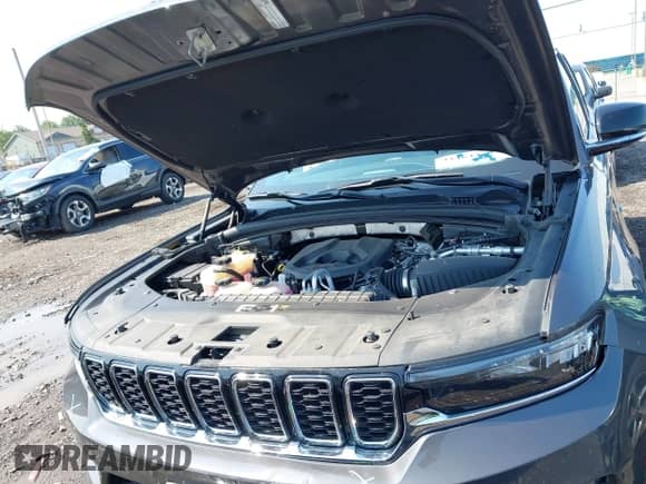 2022 Jeep Grand Cherokee with VIN 1C4RJYB67N8716360, listed as a IAAI auction lot 42464479 with 17,208 mi miles and . Bid and sale history available at DreamBid. Image 10.