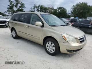 2007 Hyundai Entourage GLS z VIN KNDMC233876043356, wystawiony jako Copart lot #76395214 z przebiegiem 172 937 mil mil oraz Szkoda całkowita • Salvage title. Historia ofert i sprzedaży dostępna na DreamBid. Obrazek 4.