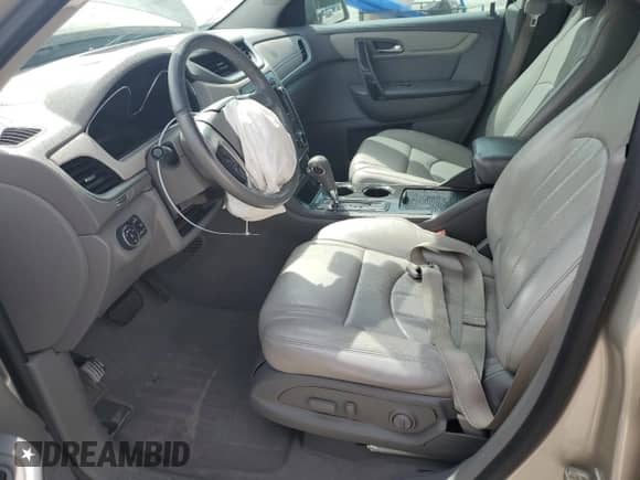 2014 Chevrolet Traverse LTZ с VIN 1GNKRJKD0EJ133998, выставлен на аукционе Copart как лот 80366065 с пробегом Не указан миль и Списание • Salvage title. История ставок и продаж доступна на DreamBid. Изображение 7.