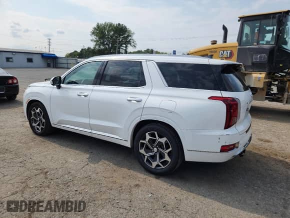 2022 Hyundai Palisade Calligraphy z VIN KM8R7DHE1NU401210, wystawiony jako Copart lot #70542525 z przebiegiem 45 194 mil mil oraz Szkoda całkowita • Salvage title. Historia ofert i sprzedaży dostępna na DreamBid. Obrazek 2.