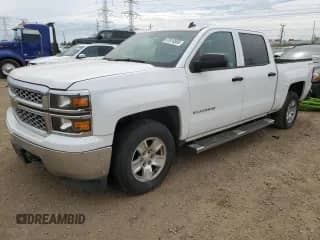 2014 Chevrolet Silverado 1500 LT with VIN 3GCUKREH0EG393614, listed as a Copart auction lot 57618585 with 116,544 mi miles and Salvage title. Bid and sale history available at DreamBid. Image 1.