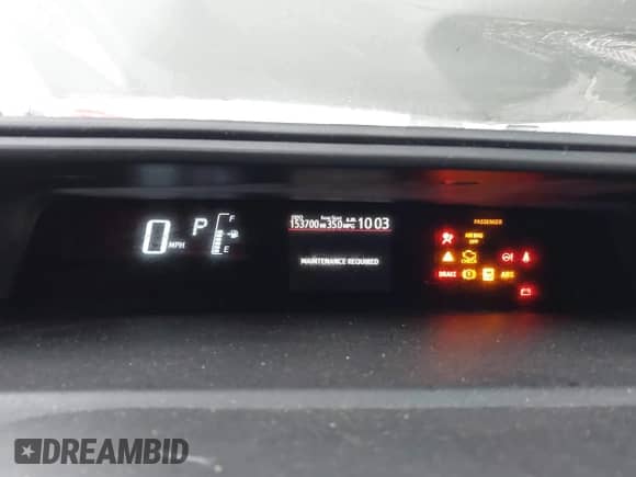 2015 Toyota Prius One z VIN JTDKDTB38F1576685, wystawiony jako IAAI lot #43028634 z przebiegiem 153 700 mil mil oraz . Historia ofert i sprzedaży dostępna na DreamBid. Obrazek 7.