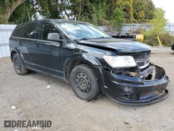 2014 Dodge Journey SE with VIN 3C4PDCAB8ET260466, listed as a Copart auction lot 81010615 with 335,634 mi miles and Salvage title. Bid and sale history available at DreamBid. Image 4.